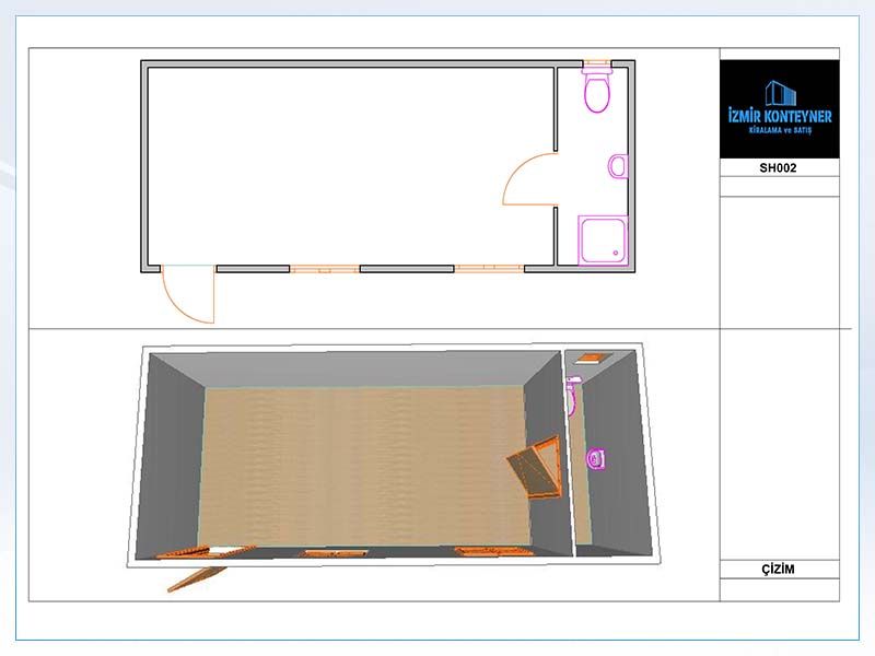 �antiye Konteyneri 3x7m �K002 Model