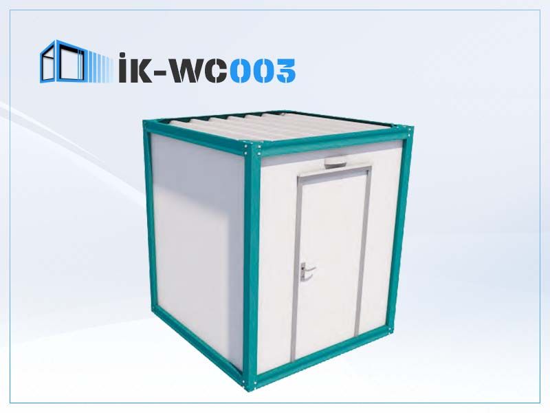 Seyyar WC Konteyneri 2 B�lmeli (alafranga, alaturka) �K WC003 Model