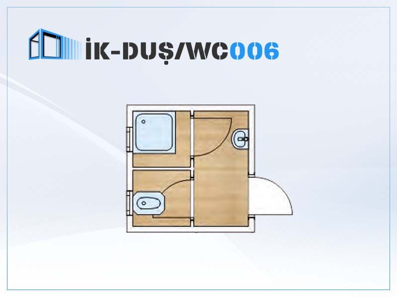 Seyyar Du� ve WC Konteyneri �K DU�/WC006